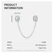 Jewelry & Accessories Silver Footprint Protection Chain Mother's Day Personality Simple Girls Panjia Bracelet Diy Accessories String Ornaments_ipsvogv.com