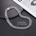 New Heavy Industry Full Diamond Cuban Chain Necklace Premium Hip Hop Necklace Men's Accessories Cuban Chain Diamond_ipsvogv.com