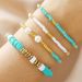 Women's Holiday Style Soft Clay Beaded Colorful Bracelet Set Bohemian Stacking Pearl Bracelet_ipsvogv.com