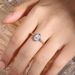 Sanjie Jewelry Rose Gold Flower Zircon Ring For Women, Simple And Fashionable Handmade_ipsvogv.com