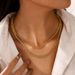 European And American Fashion New 3mm/4mm Twist Chain Necklace For Women Simple Stainless Steel Necklace Necklace Jewelry Wholesale_ipsvogv.com