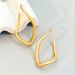New irregular diamond earrings ins style simple design twisted line alloy earrings exaggerated earrings_ipsvogv.com