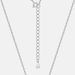 new Four Petal Flower Moissanite Necklace S925 Silver Inlaid With Brilliant Moissanite Clavicle Chain Personality Simple_ipsvogv.com