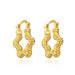 Unisex Metal Spiral Five Pointed Star Earrings Spring And Summer New Style Simple Personality Fashion Star Earrings_ipsvogv.com