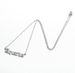 new simple stainless steel twelve constellations English letter sweater necklace female color retention clavicle chain versatile_ipsvogv.com