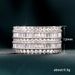 Cao Shi's New Five Row Shiny Atmospheric Women's Ring, Fashionable Proposal And Engagement Jewelry, Oversized Gift Ring_ipsvogv.com