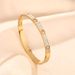 Kajia Man Tian Xing Two Rows Diamond For Men And Women's Fashion New Style Bracelet Titanium Steel Rose Gold_ipsvogv.com