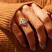 Cao Shi Made An Old Flame Shaped Lotus Chinese Style Wide Face Ring, Personalized Single Ring_ipsvogv.com