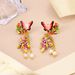 Forest Style Small Oil Drop Pearl Flower Earrings, Fresh And Sweet Butterfly Tassel Earrings, Super Fairy High End Earrings_ipsvogv.com