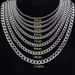 Titanium Steel Cuban Chain Hip Hop Stainless Steel NK Thick Chain Necklace Fashion Male And Female Hiphop Accessories Plain Chain No Pendant_ipsvogv.com