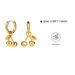 Unisex Real Gold Brass Electroplating Fresh And Sweet Cherry Pendant Earrings For Women Exquisite Earrings_ipsvogv.com
