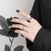Adjustable Plain Ring Ring, Women's Opening, Men's Jewelry, Simple And Personalized Opening_ipsvogv.com