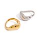 Women's Jewelry Stainless Steel Ring High End Niche Exaggerated Ring Titanium Steel Gold Hand Jewelry_ipsvogv.com