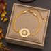 2023 New Stainless Steel Fish Scale Bracelet Women's Trendy Flower Life Tree Mang Star Pendant Handpiece_ipsvogv.com