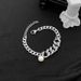 Cuban Diamond Pearl Stitching Hip Hop Simple Couple Retro Bracelet Design High Street Men And Women Bracelet_ipsvogv.com
