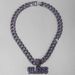 Hip Hop English Letter BLESS Alloy Pendant Gun Black Lotus Purple Diamond Exaggerated Dark Men's Item_ipsvogv.com