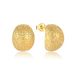 Personality simple niche design texture nail sand silver earrings female French retro high end earrings_ipsvogv.com