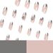 Cross Border Nail Ballet Type A Wearing Nail Removable Nail Clips and Nail Stickers_ipsvogv.com