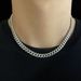 Three Dimensional Cutting Cuban Link Chain Hip Hop Choker Cuban Clavicle Chain Male And Female Neck Necklace_ipsvogv.com