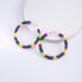 New color woven alloy handmade rice bead earrings fashionable personality trend carnival design earrings_ipsvogv.com