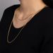 Super Stacked Gold-plated Snake Bone Chain, Light Luxury, Vegetarian Gold Long Necklace, Women's Sweater Chain That Does_ipsvogv.com