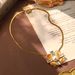 Medieval Vintage Three Dimensional Relief Lily Of The Valley High End Necklace High End Color Preserving Niche Necklace Earrings_ipsvogv.com