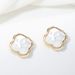 Small niche design, irregular pearl female personality, metal versatile, internet famous, stylish ear, high-end_ipsvogv.com
