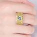 Dominant Full Shining Men's Large Naked Group Set With Zircon Mosang Diamond Engagement Wedding Ring_ipsvogv.com