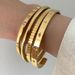 Charm Bracelets High Grade Stainless Steel Zircon Metal Bracelet For Women Niche Retro Personality Simple Versatile Temperament Fashion Jewelry_ipsvogv.com