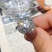 Unisex Fashion National Trend Ethnic Style Jewelry Retro Flower Zircon Ring Exquisite Flower Round Diamond Women's Ring_ipsvogv.com