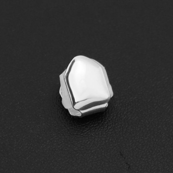 Hip-hop Big Gold teeth Electroplated Real Gold Dentures Single Glaze teeth grillz_ipsvogv.com
