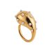Women’s Jewelry Set Fashion Hot Sale Micro Diamond Open Water Drop Ring Gold Plated Ring Adjustable Ring_ipsvogv.com