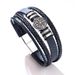 Woven Leather Rope Punk Style Multi-layer Men's Fashion Trend Compass Personality Bracelet_ipsvogv.com