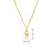 6MM Round Single Zircon Pendant Necklace - Four-Prong Setting, Simple & Elegant Women's Jewelry For All Occasions_ipsvogv.com