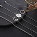 New Jewelry Open Wide Elephant Totem Moon Compass Geometry 5-piece Set Bracelet_ipsvogv.com