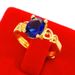 Vietnamese Sand Gold Diamond, Long-lasting Brass Accessory, Tourmaline Colored Opening Simulation Women's_ipsvogv.com