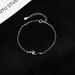 Beifei S Silver Mountain Oath Couple Female Ins Solid Chain Bracelet High Design Sense Niche Accessories_ipsvogv.com