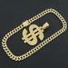 Hip Hop Diamond Set US Dollar Pendant Cuban Necklace Accessories Trendy Cool and Dominant Street Dance Nightclub Collar_ipsvogv.com