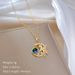 【 】 Pegasus Moo Plaet Light Luxury Charm Gorgeous Full Diamod Necklace Wome's Versatile Clavicle Titaium Steel 【 】 【 】 【 】_ipsvogv.com