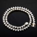 Jin Ao Jewelry INS 4/6MM Hip-Hop 3-Claw Tennis Chain Full Zircon Necklace Unisex Versatile Heart Shape_ipsvogv.com
