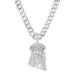 Hot Selling Hip Hop Necklace Men's Head Alloy Inlaid Rhinestone Pendant Jewelry_ipsvogv.com
