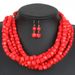Beaded Fashion Personality Multi Layer Set Necklace Female_ipsvogv.com