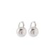 Ins Style Brass Real Gold Light Luxury Simple Versatile Ear Cuffs Matte Brushed Metal Round Ball Women's Earrings_ipsvogv.com