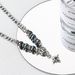 Original light luxury versatile fantasy color beads obsidian star shine titanium steel necklace men's clavicle trend short high end hip hop necklace_ipsvogv.com