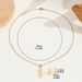 Small Fresh Countryside Style Korean Edition Tassel Necklace Women's Set String Love Design Clavicle Chain Earrings_ipsvogv.com