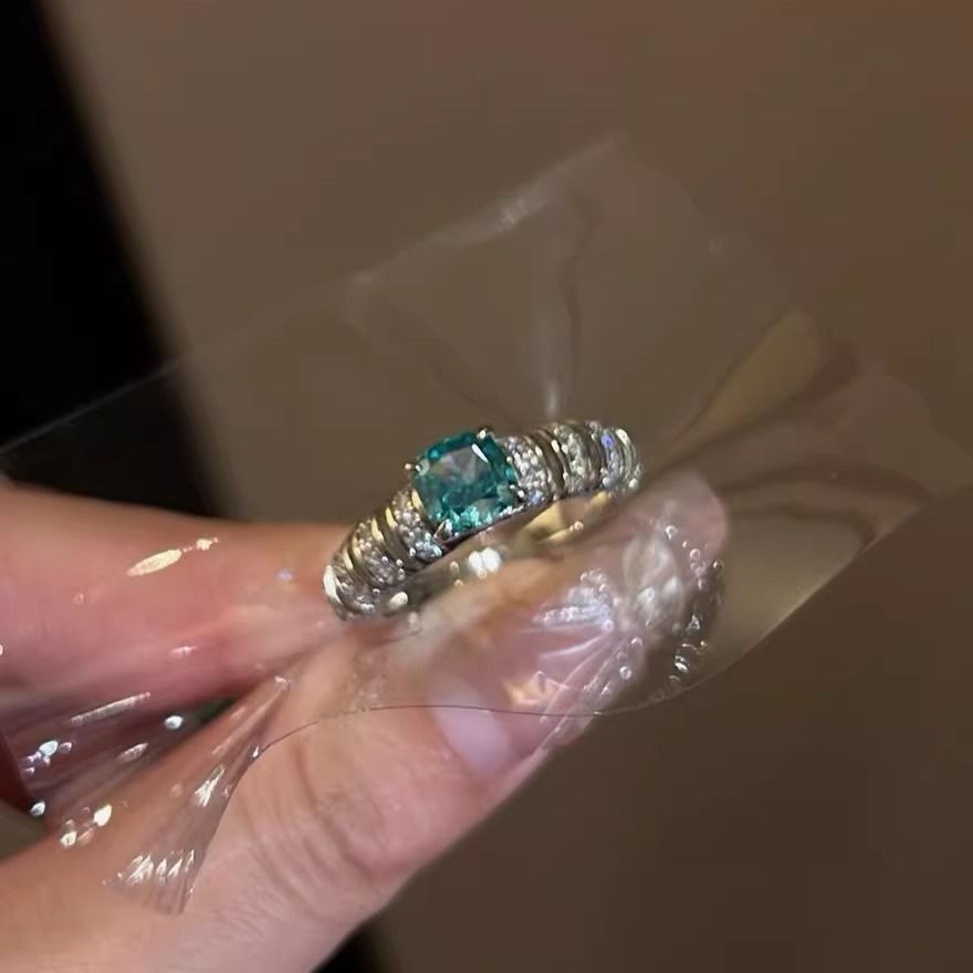 Sparkling Diamond Zircon Metal Open For Women With Ancient Style Design, Unique Temperament, Exquisite Fashion And Ring_ipsvogv.com