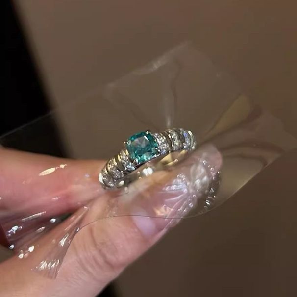 Sparkling Diamond Zircon Metal Open For Women With Ancient Style Design, Unique Temperament, Exquisite Fashion And Ring_ipsvogv.com