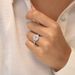 Cao Shifang Bag Chain Twisted Arm Zircon Women's Design Style Fashionable Wedding Girlfriend Engagement Ring_ipsvogv.com