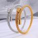 Unisex Jewelry Fashion hot selling titanium steel wire bracelets, trendy retro personality stainless steel winding geometric bracelets_ipsvogv.com