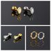 Unisex piercing opal series earrings for women screw ear bone studs fashion ear jewelry_ipsvogv.com